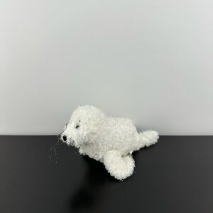 Ganz Rare Soft Spot Seal 6” H4672 White Black Plush Stuffed Animal Soft Spots